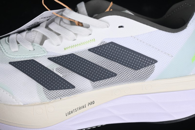 Adidas Lightstrike Pro Running Shoes - White/Black Neon Edition