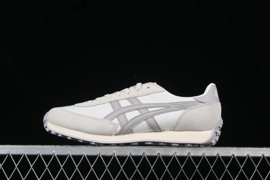 Classic Onitsuka Tiger Mexico 66 Shoes – White & Grey Minimalist Design