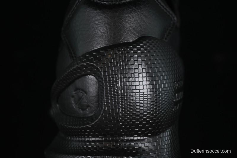 Men's All-Black Premium Leather Sneakers – Sleek & Versatile Design