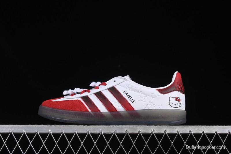 Adidas Originals Gazelle Indoor II Retro Casual Slip-Resistant Wear-Resistant Low-Top Sneakers - II0013