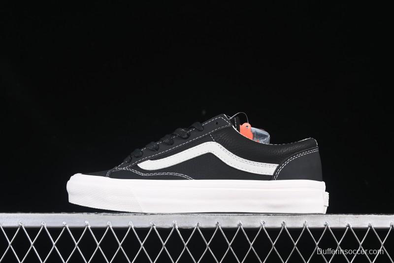 Vans Old Skool 36 Low-Top Retro Skate Shoes - VN000D57BLK