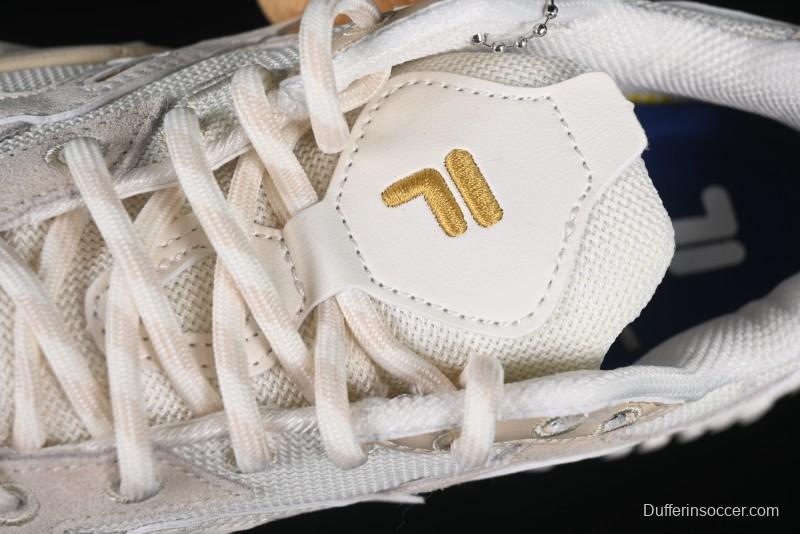 Men's Chunky Trail-Inspired Sneakers - Beige & White