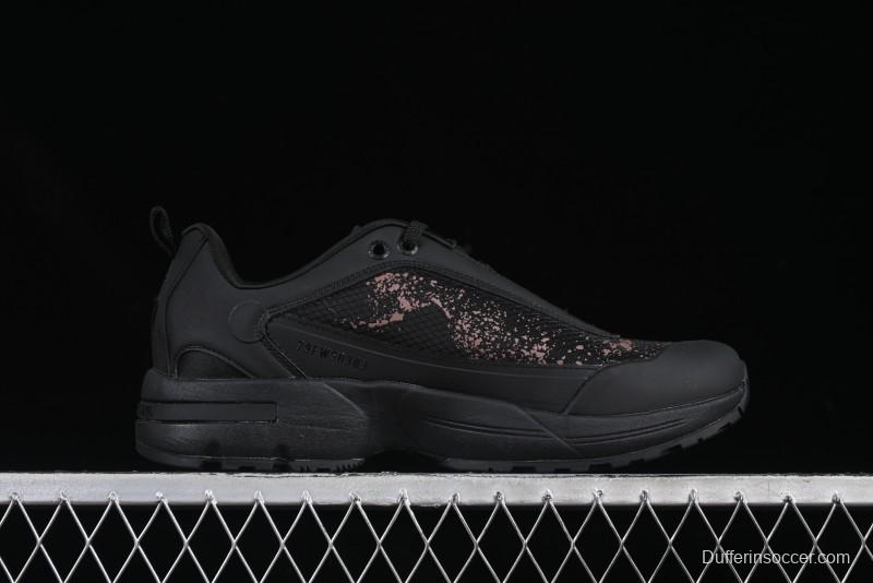 Stone Island Grime Panelled Low-Top Lifestyle Sneakers in Dark Brown - 79FWS0303