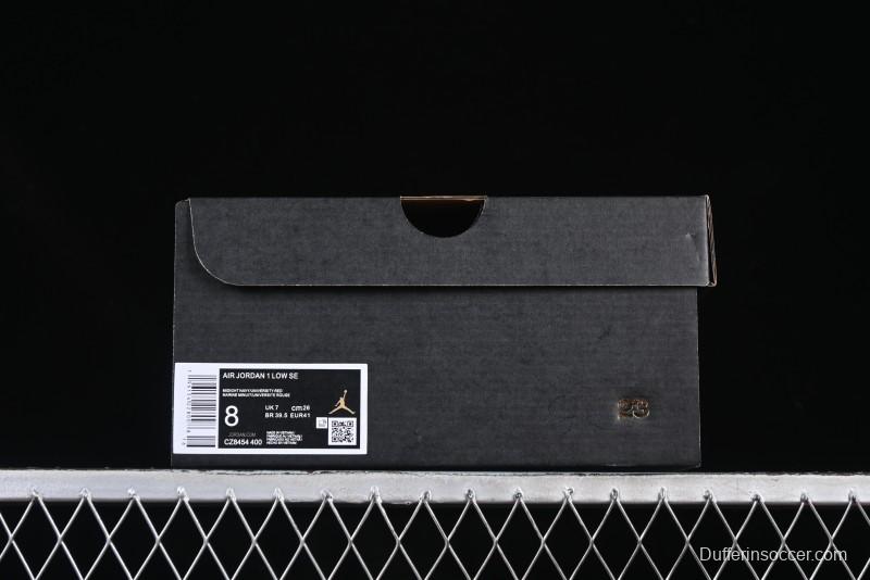 Nike Air Jordan 1 Low AJ1 Patriot Blue Red Low-Top Casual Lifestyle Sneakers - CZ8454-400