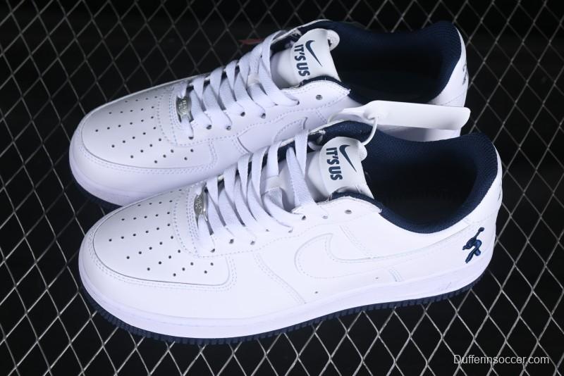 Nike Air Force 1'07 Low Casual Sneakers with Full-Length Air Cushion - IB5720-100