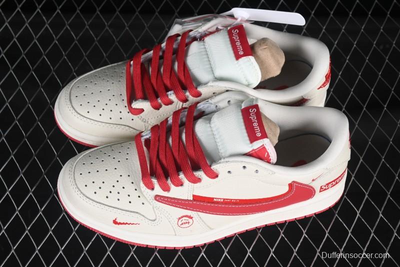 Nike Travis Scott x Fragment Design x Air Jordan 1 Low OG SP Sneakers - XS2024-006