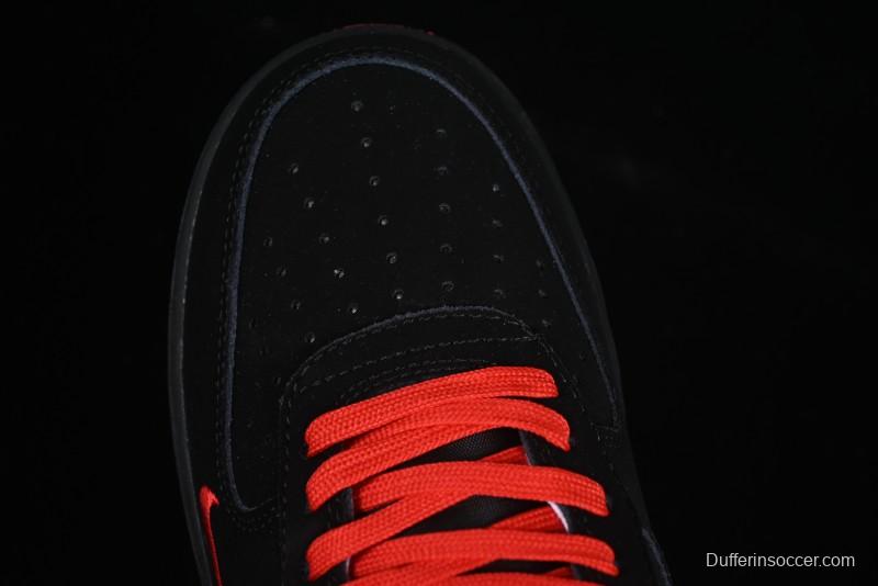 Nike Air Force 1'07 Low Stussy Collaboration Passion Orange Low-Top Casual Sneakers - DF0188-044
