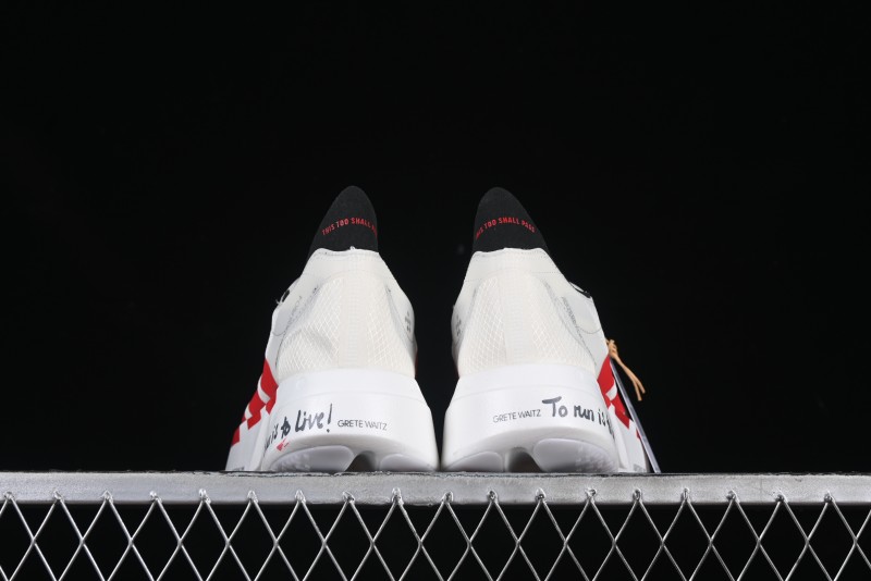 Adidas Lightstrike Pro Running Shoes - White/Red with Inspirational Design