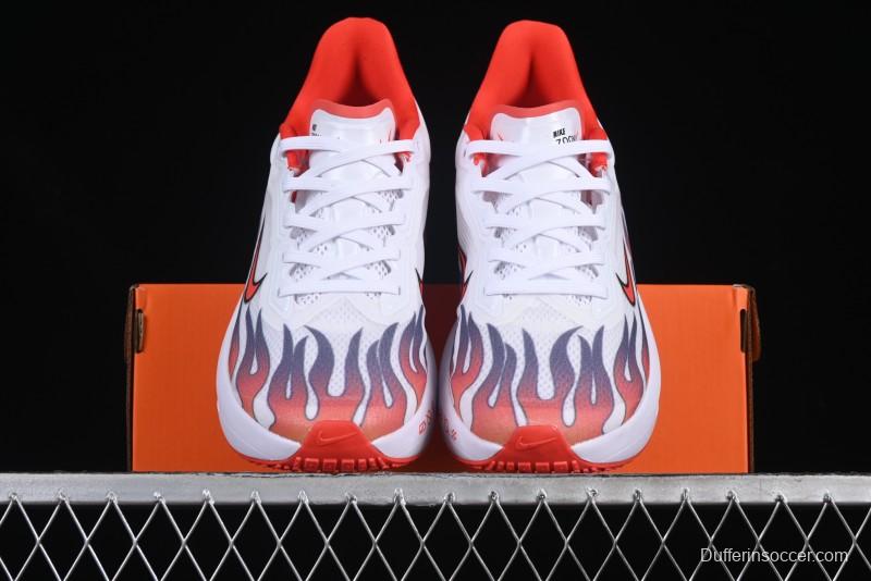 Nike Zoom Fly 6 Lightweight Responsive Running Shoes with Flyknit and Carbon Fiber Plate - HQ3498-100