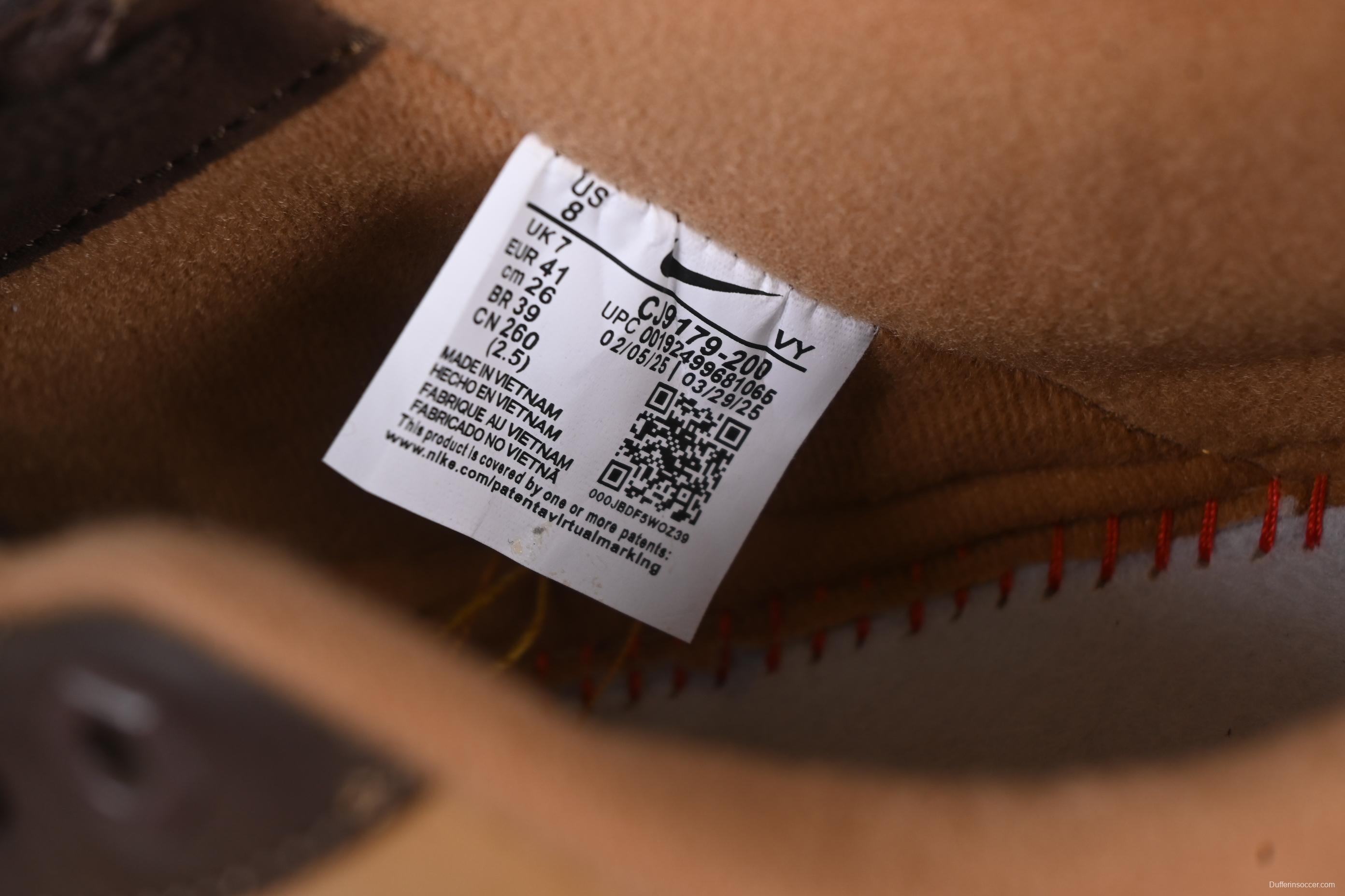 Nike Air Force 1'07 Low Wheat Casual Sneakers with Full-Length Air Cushion - CJ9179-200