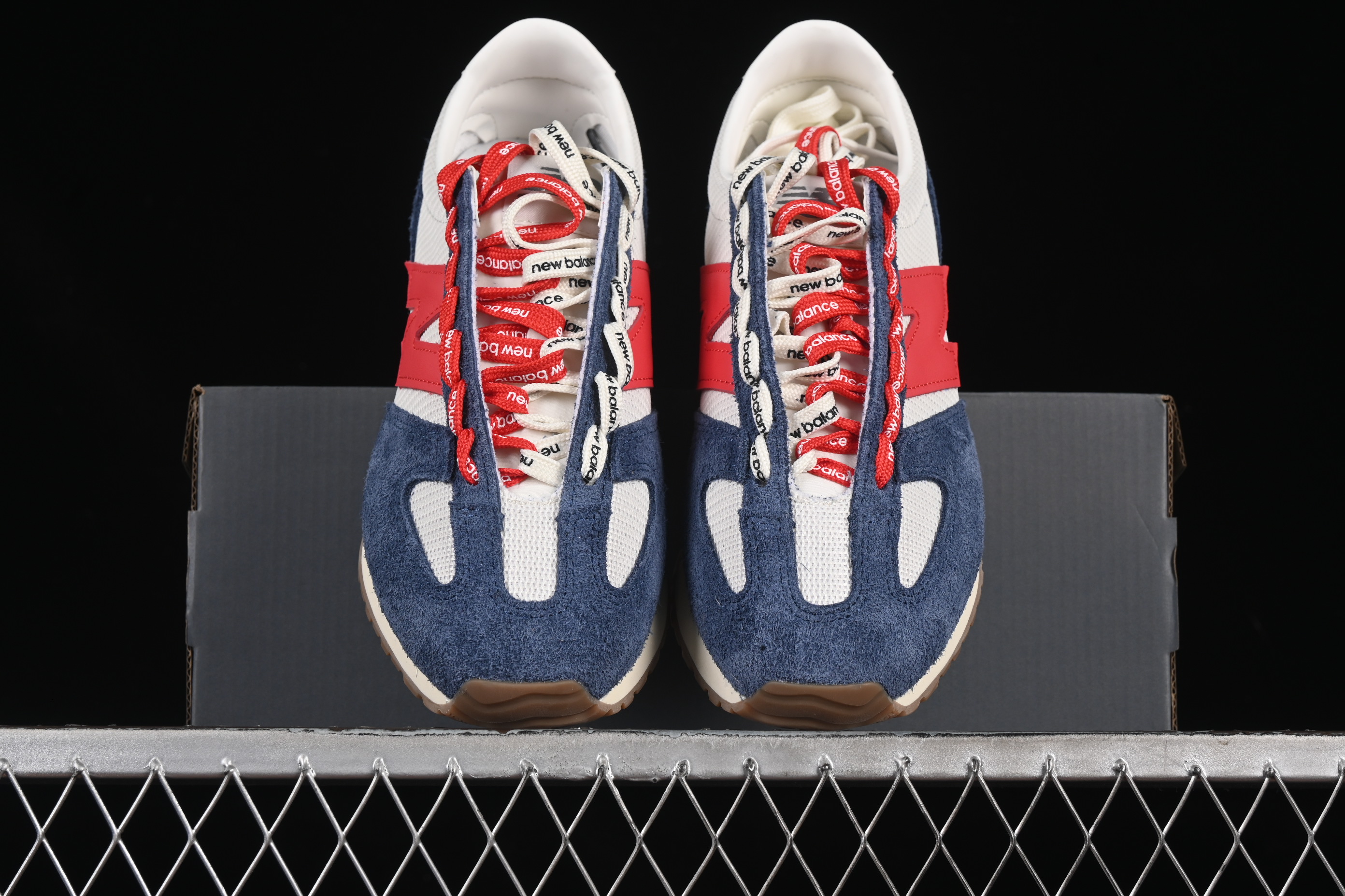 New Balance 471 Series Fabric and Split Leather Lifestyle Casual Shoes - U471AK