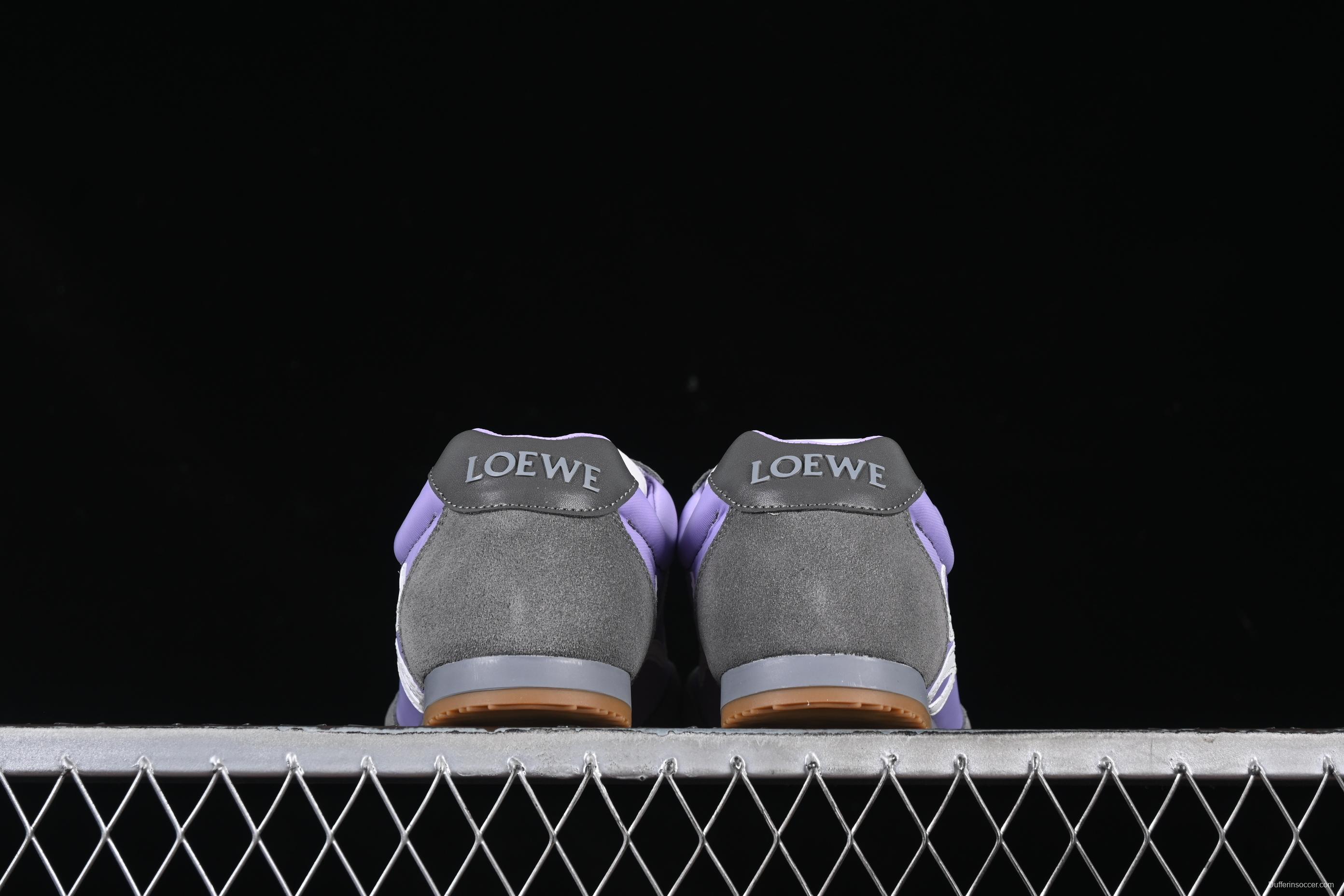 Loewe Ballet Runner 2.0 Sneakers Retro Style Lightweight Casual Shoes - PURPLE