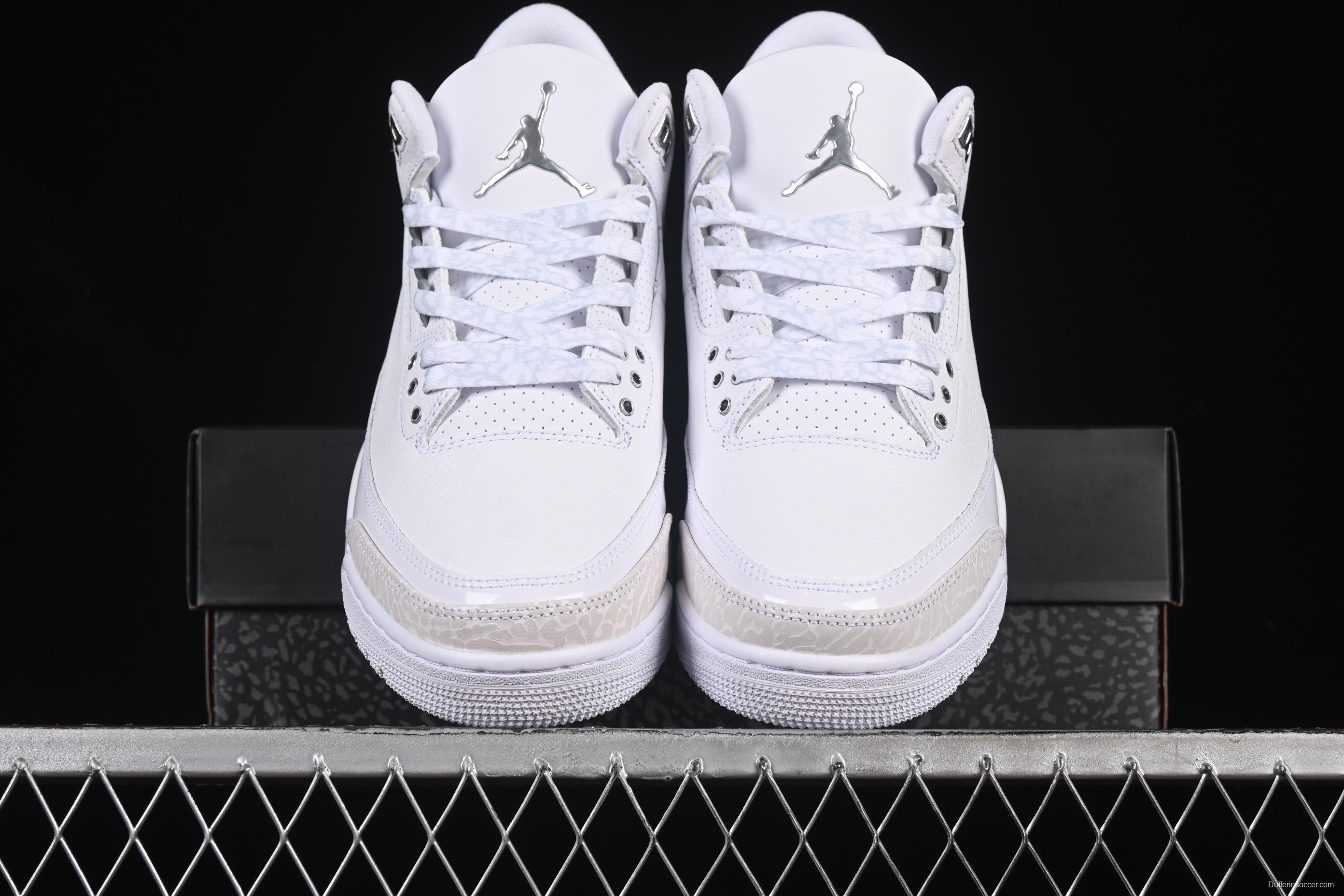 Nike Air Jordan 3 Retro "Pure Money" Basketball Shoes - CT8532-111