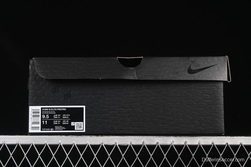 Nike Kobe 9 Elite Protro Basketball Shoes High-Top Performance with Flyknit Upper and REACT Cushioning - FZ7335-100