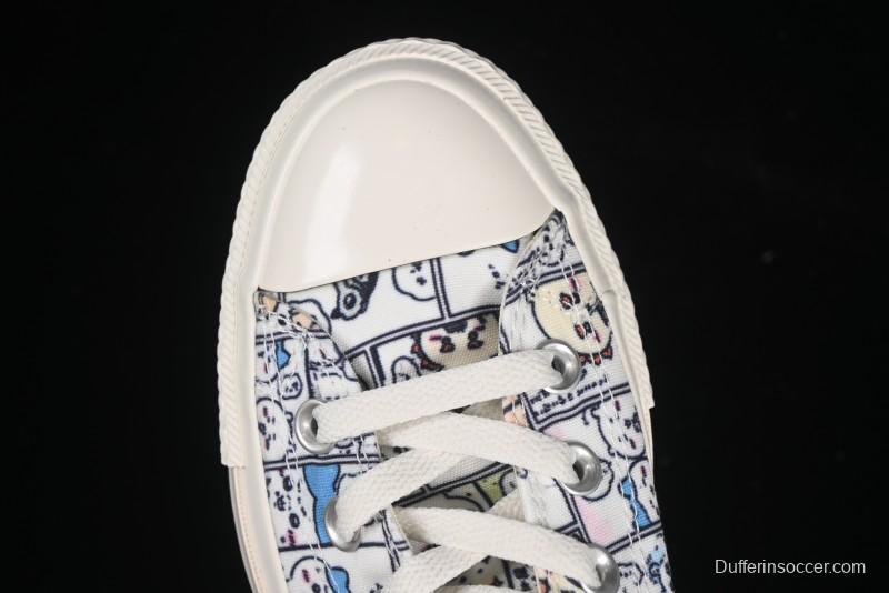 Converse Chiikawa x Converse All Star CM Hi Usagi Emoji Collaboration High Top Casual Sneakers - 1SE426