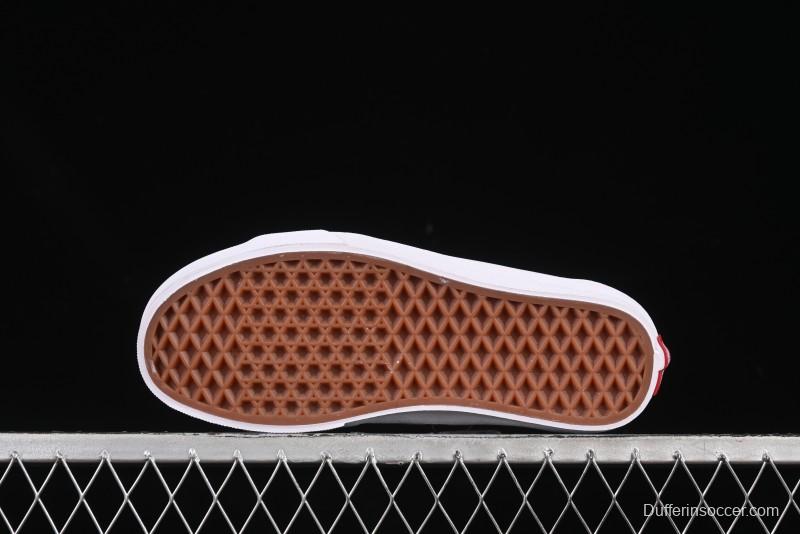 Vans Sk8-Low White Red Checkerboard Slip-Resistant Casual Skate Shoes - VN0A4UUK4W9