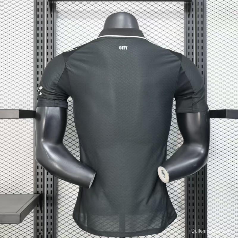 Player Version 25/26 Manchester City Black Away Jersey