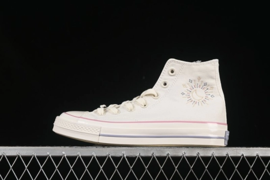Converse Chuck 1970s Moon Embroidery High-Top Casual Sneakers - A15749C