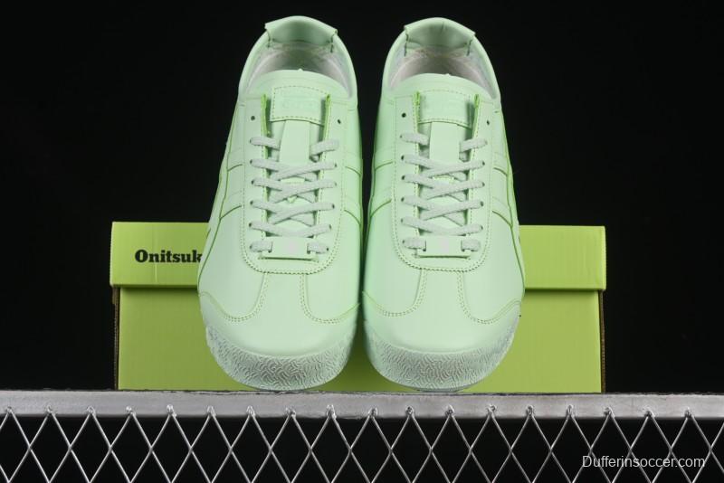 Onitsuka Tiger Mexico 66 Cactful-S Low-Top Leather Sneakers in Pastel Colorway - 1183C347-300