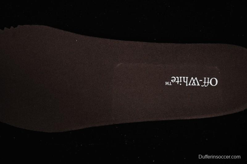 Off-White Be Right Low-Top Lifestyle Sneakers in Black Green - X.E5