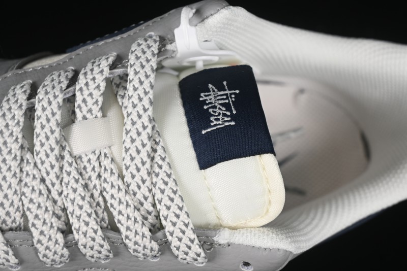 Nike Air Force 1 '07 Low Stussy Double Flame Casual Sneakers with Full-Length Air Cushion - XS1958-555