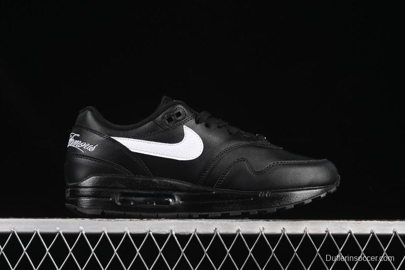Nike Air Max 1 Retro Running Shoes with Half-Sole Air Cushion - HF8813-001