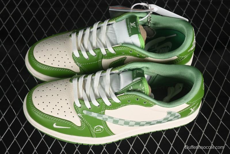 Nike Travis Scott x Fragment Design x Air Jordan 1 Low OG SP Casual Sneakers - XS2024-058