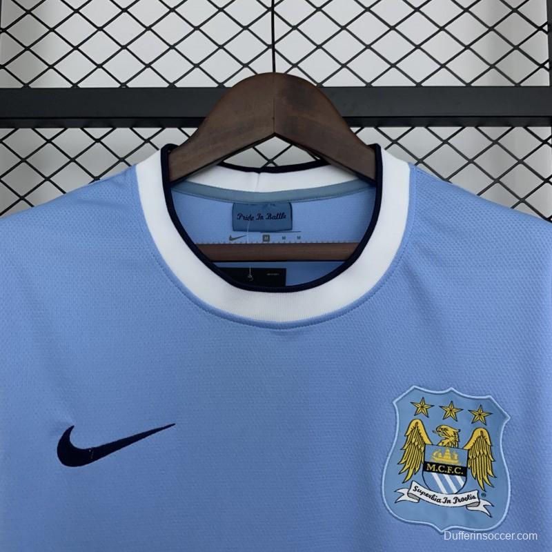13/14 Retro Manchester City Home Jersey