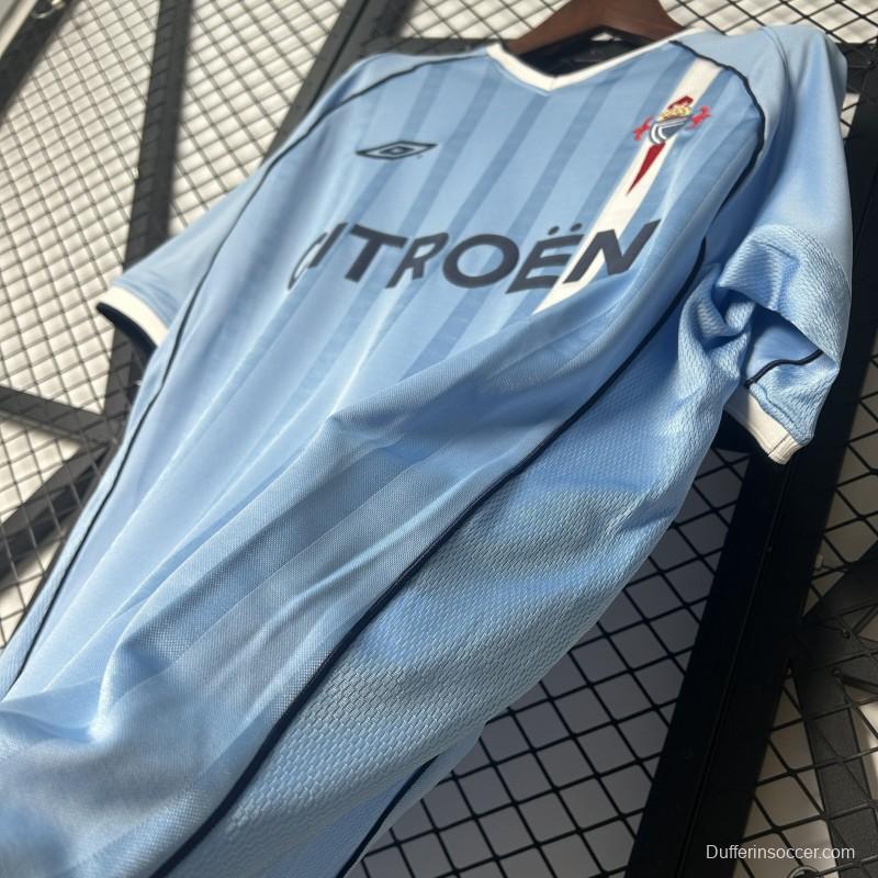 01/02 Retro Celta Home Jersey