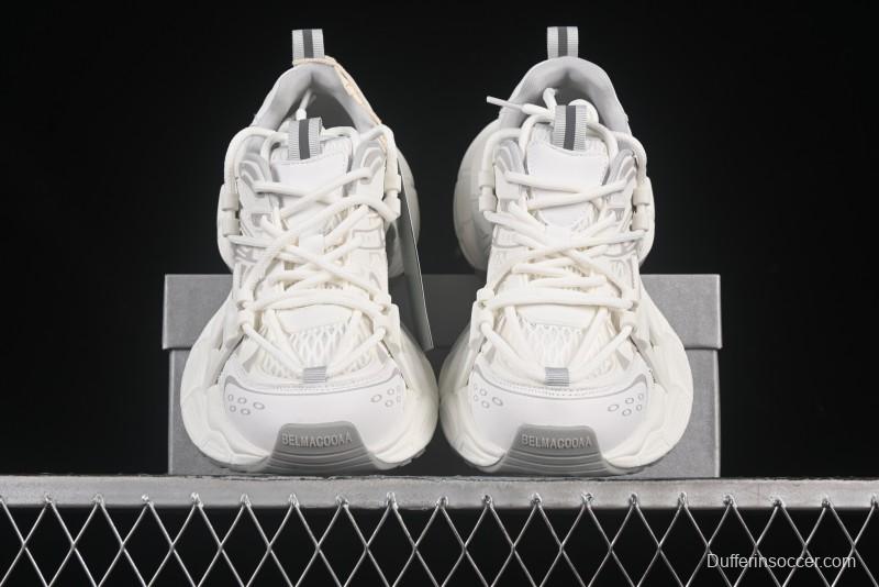 GG-CC Chunky Low Casual Fashion Sports Platform Sneakers Series 5515 Off White