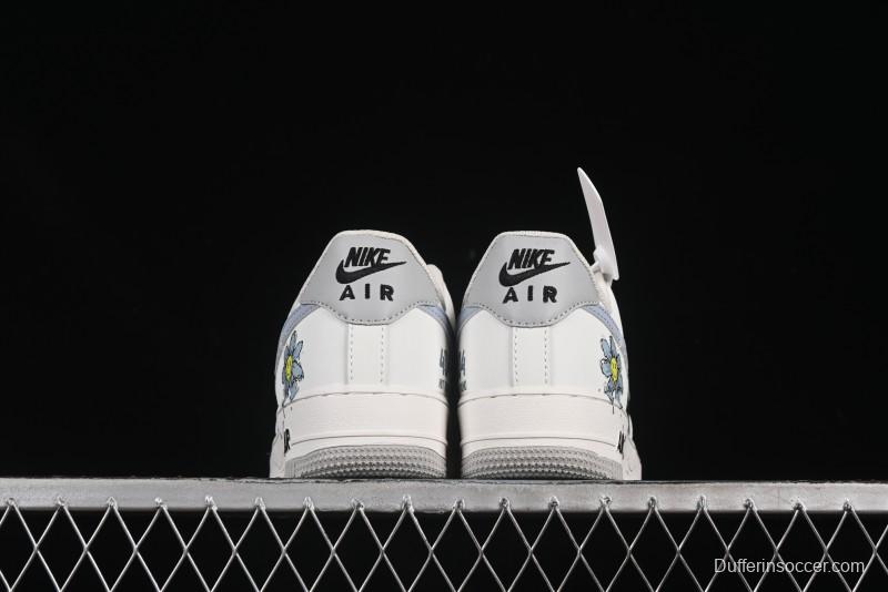 Nike Air Force 1'07 Low "Little Blue Flower" Casual Sneakers - FB1893-888