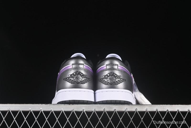 Nike Air Jordan 1 Low AJ1 Dark Purple Low-Top Casual Lifestyle Sneakers - HJ5910-105