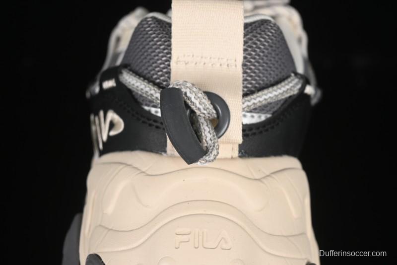 Fila Heritage Fluid Cat Paw 5.0 Retro Dad Shoes with Lace-Up Design - F12M442115FAG