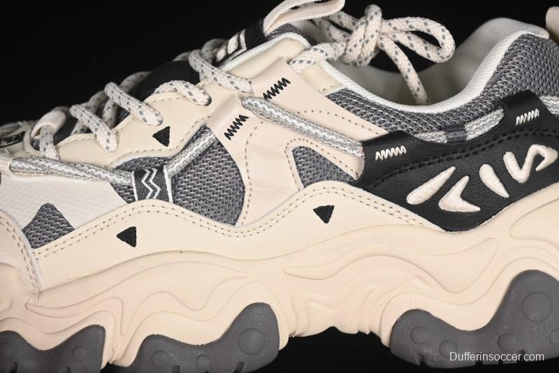 Fila Heritage Fluid Cat Paw 5.0 Retro Dad Shoes with Lace-Up Design - F12M442115FAG