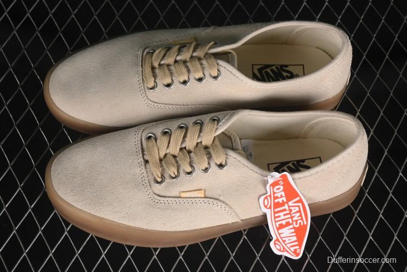 Vans Premium Authentic Suede Retro Sneakers with Translucent Rubber Sole - VN000CRQBYS