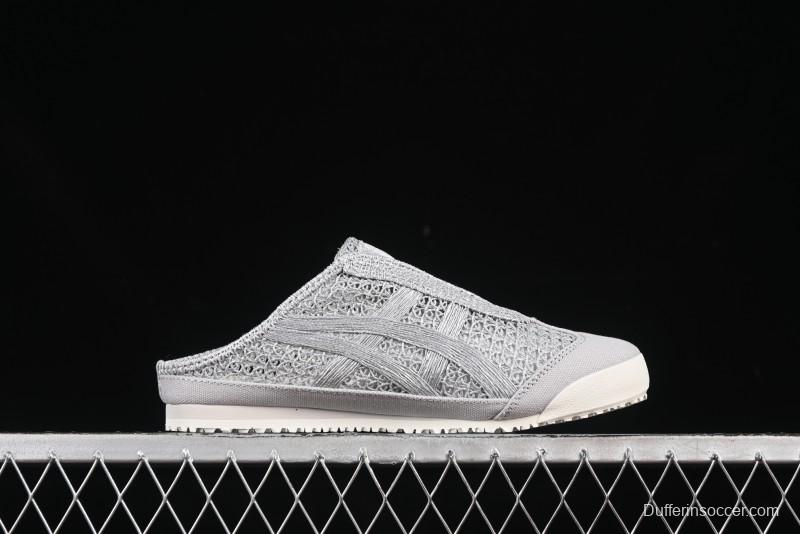 Onitsuka Tiger Mexico 66 Sabot Slip-On Shoes with Breathable Mesh Upper - 1183A707-020