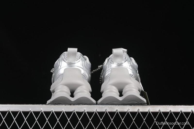 GG-CC Star Same Style Lace-up Hollow Out Dad Shoes with 5cm Height Increase - G25X269