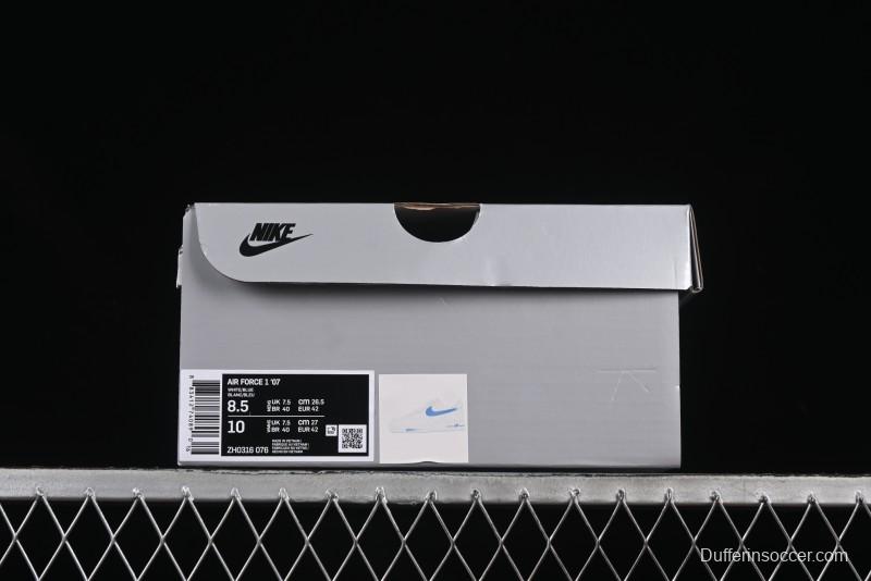 Nike Air Force 1 '07 Low Casual Sneakers with 2D Theme Gradient Sky Blue - ZH0316-076