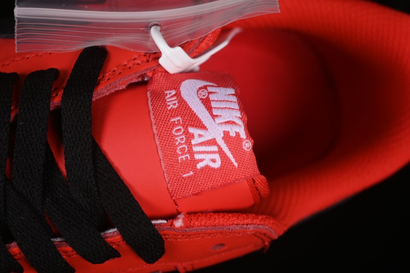 Nike Air Force 1'07 Low Watermelon Red Casual Sneakers with Full-Length Air Cushion - FD7039-600