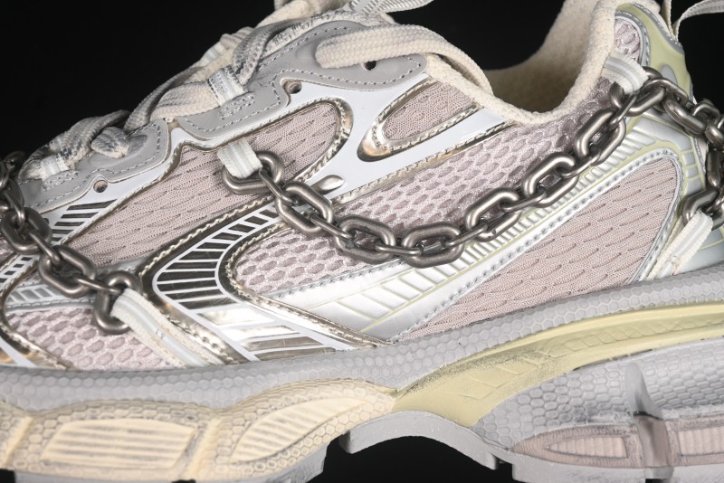 Balenciaga Phantom Sneaker 3XL Running Shoes with Transparent Heel Strap - W3XPL9182