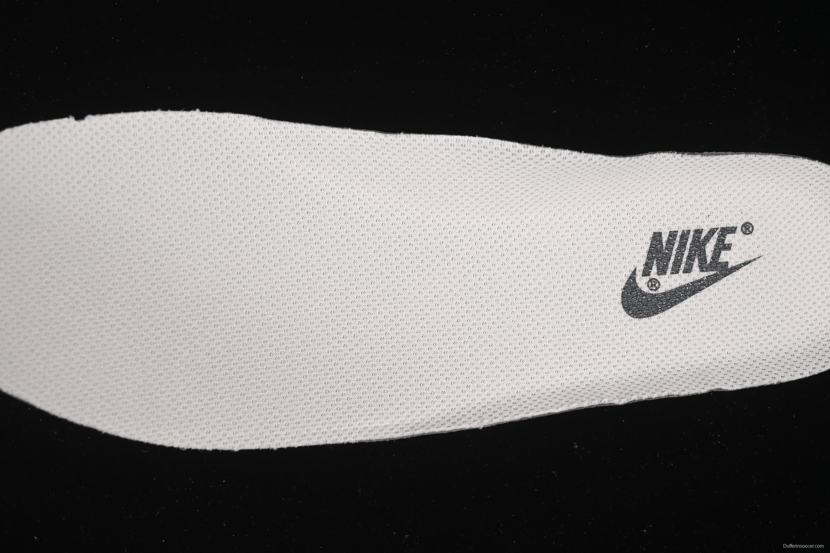 Nike Air Force 1 '07 Low Supreme Collaboration Dual-Tone Gray Lace-Up Casual Sneakers - DM6868-071