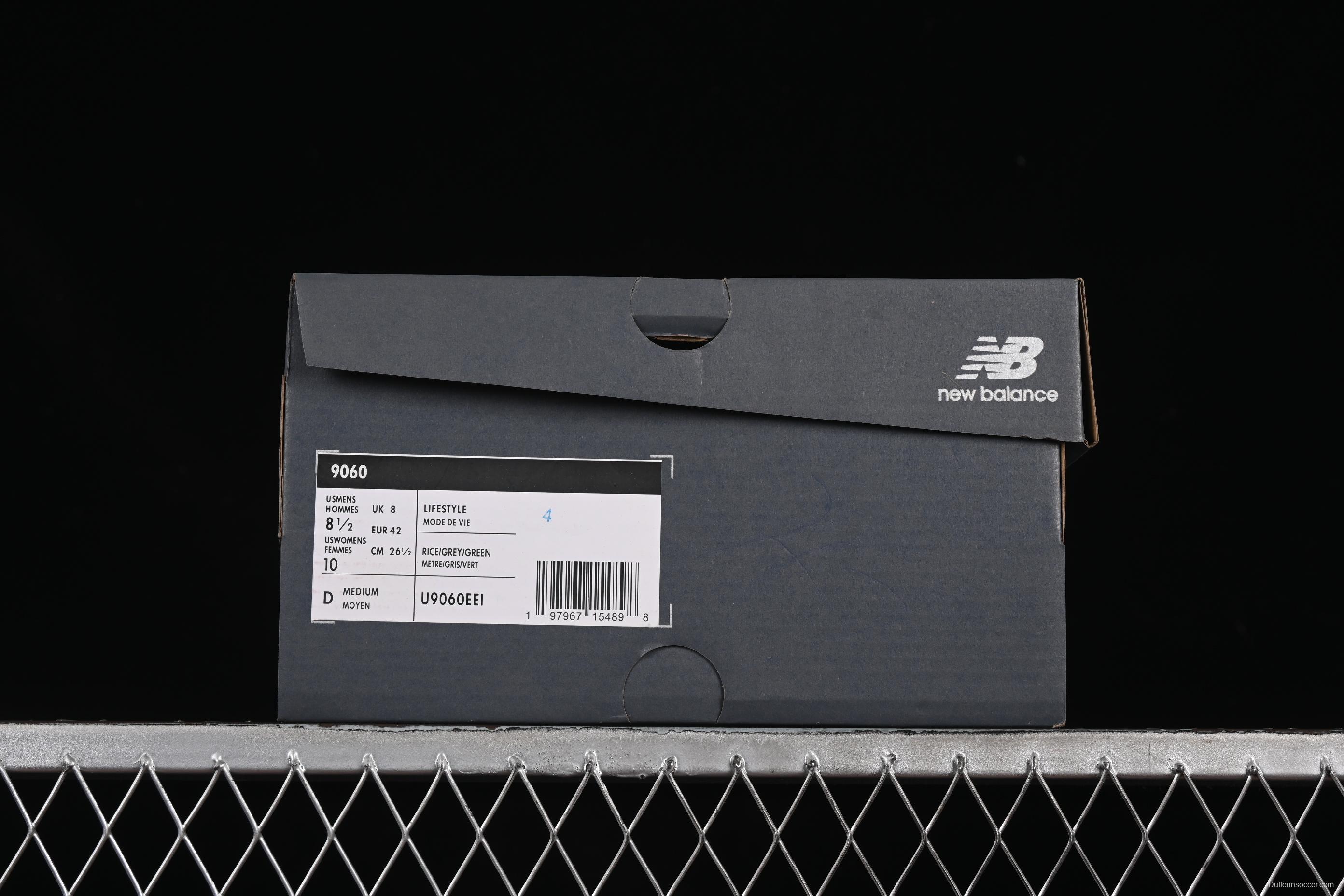 New Balance NB9060 Series Retro Casual Running Shoes with ABZORB Cushioning - U9060EEI