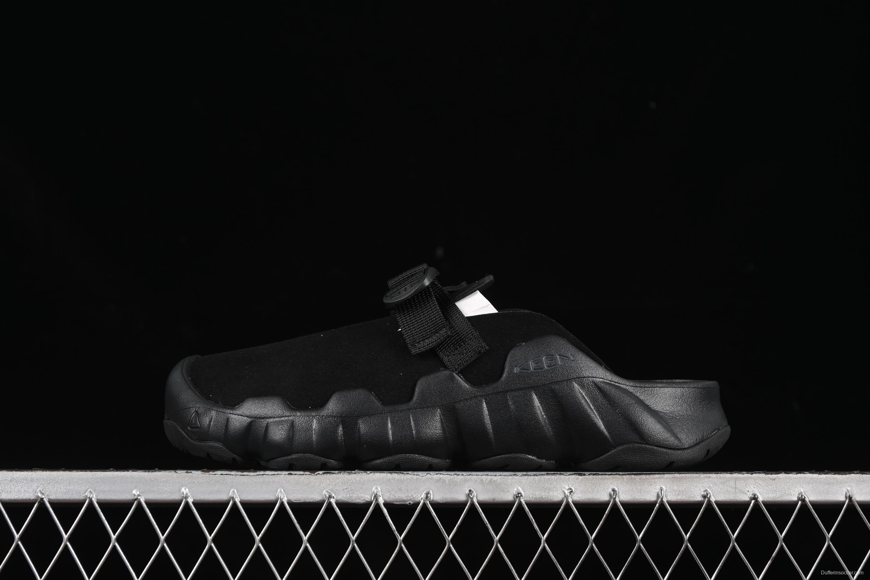 Keen Hyperport Clog Leather Summer Mule Slip-On with Arch Support and Adjustable Lacing System - 1030766