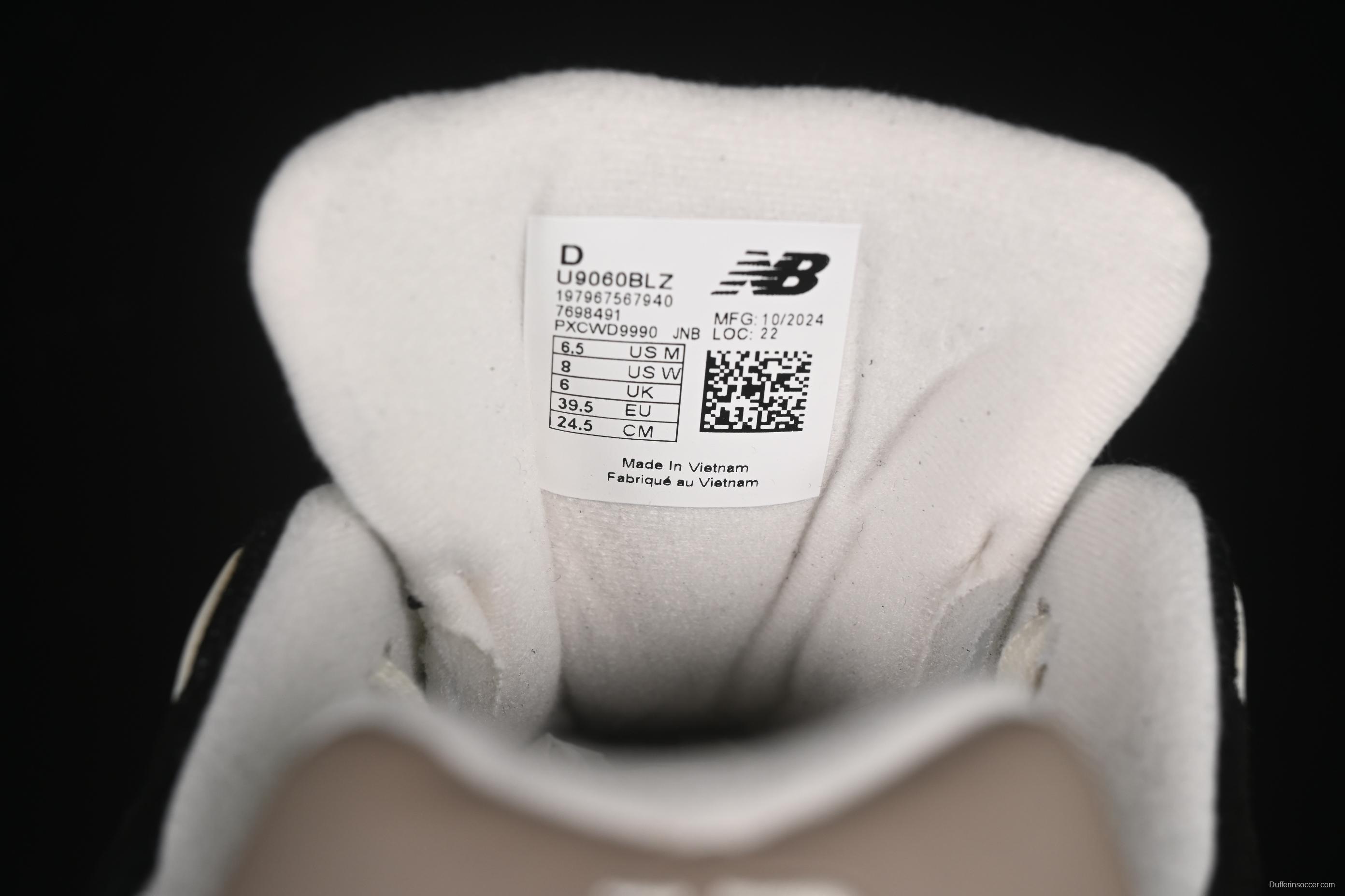 Joe Freshgoods x New Balance 9060 Retro Running Sneakers with ABZORB Cushioning - U9060BLZ