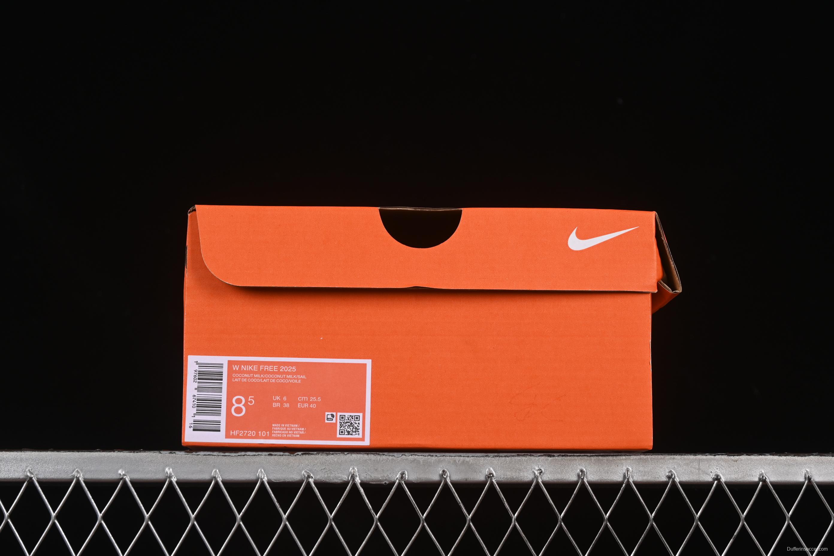 Nike Free 2025 Breathable Knit Running Shoes with Enhanced Cushioning - HF2720-101