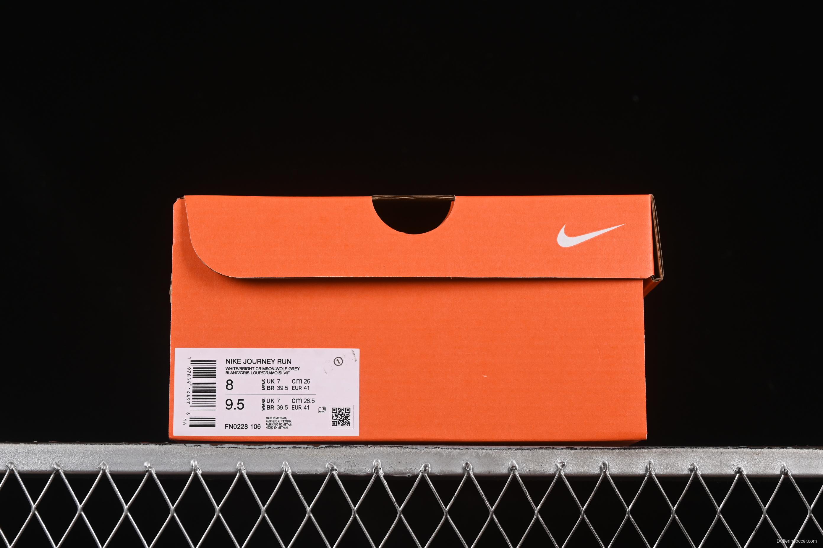 Nike Journey Run Low-Top Casual Running Shoes with Cushioning Anti-Slip and Wear-Resistant Design - FN0228-106