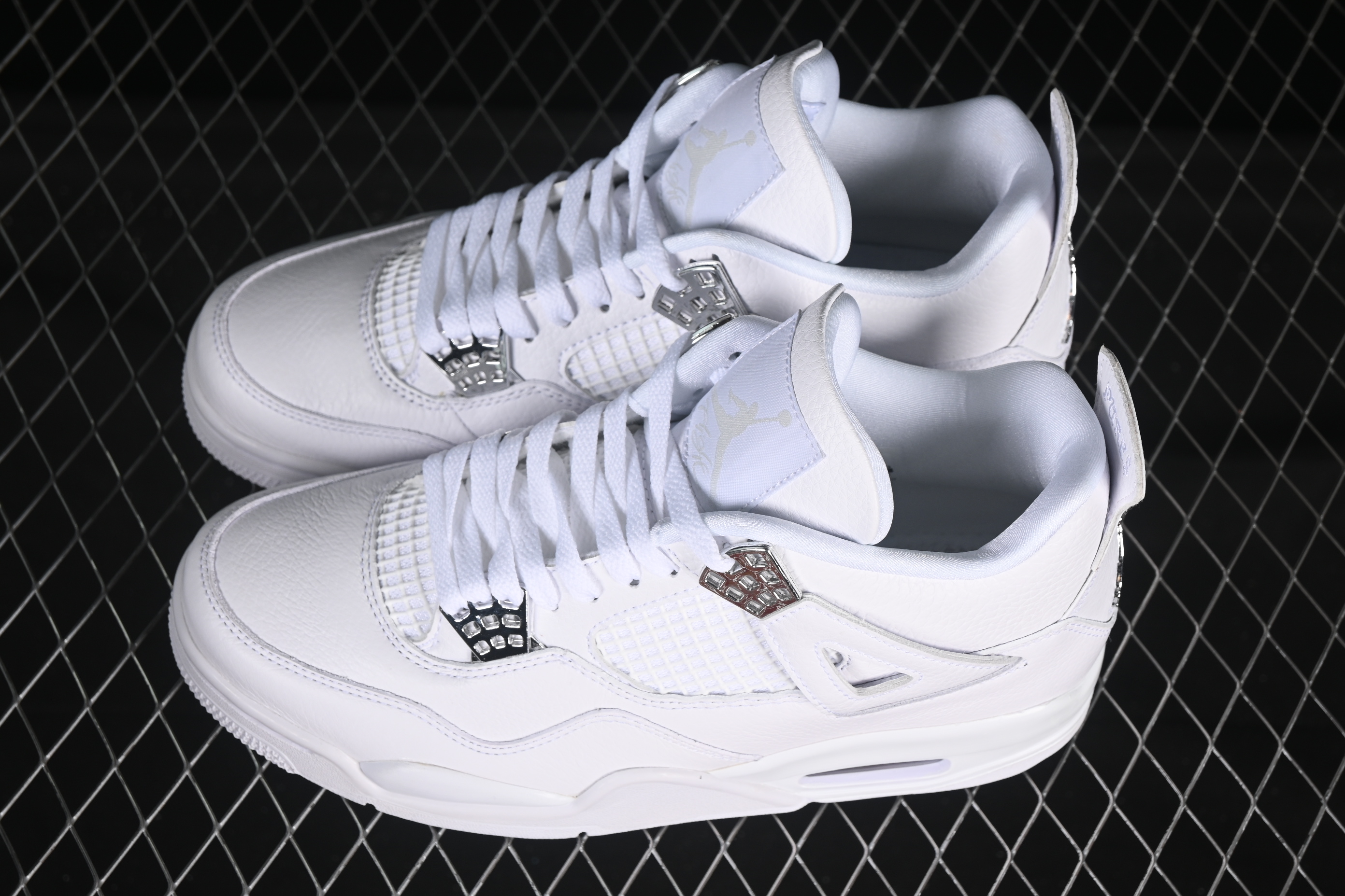Nike Air Jordan 4 Retro PureMoney Sneakers - 308497-100
