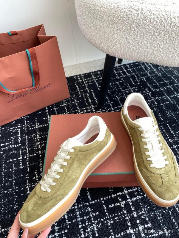 2024 Unisex LP Beige Suede Leather Sneakers MJ00320