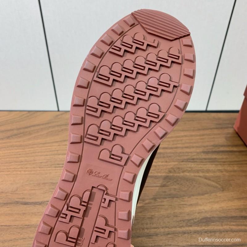 2025 Unisex Le Parmentier Black Brown Suede Leather Sneakers LY