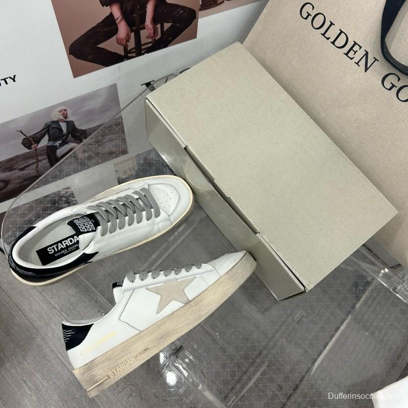 2024 Unisex GGDB White Grey Leather Sneakers MJ00260